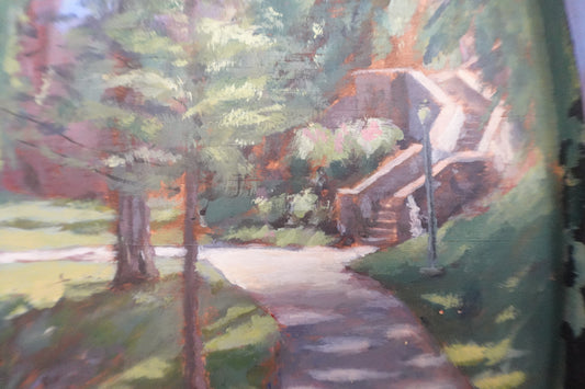 Kiara Plein Air Saratoga New York Landscape Wall Art Painting - Original Artwork