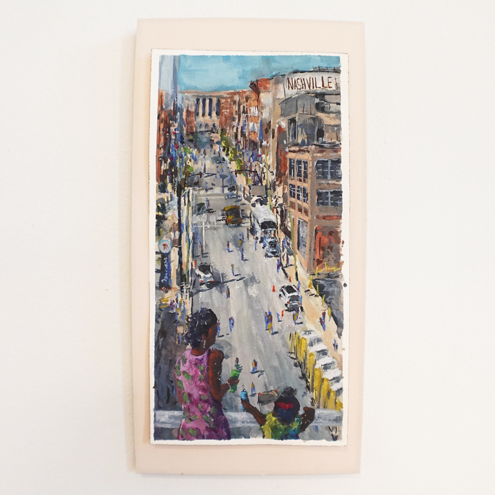 Kiara Plein Air Nashville Tennessee  Landscape Wall Art Painting - Original Artwork