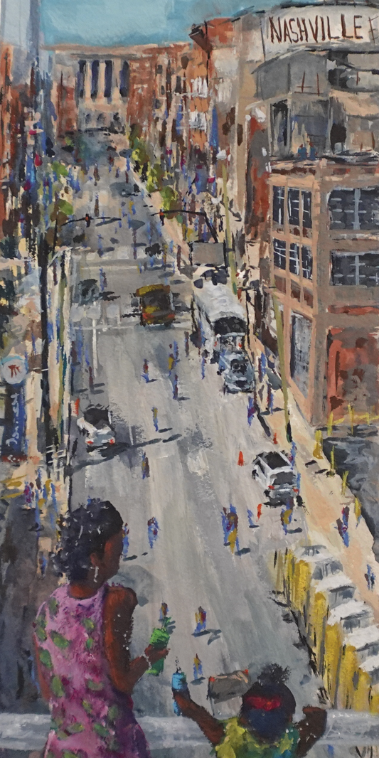 Kiara Plein Air Nashville Tennessee Landscape Wall Art Painting - PRINT